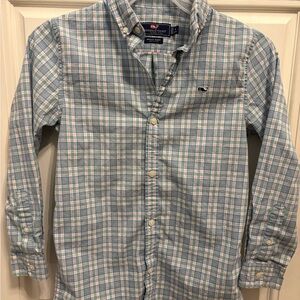 Vineyard Vines Women's Pastel Plaid Button Down Shirt